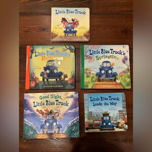 Lot of Little Blue Truck Books